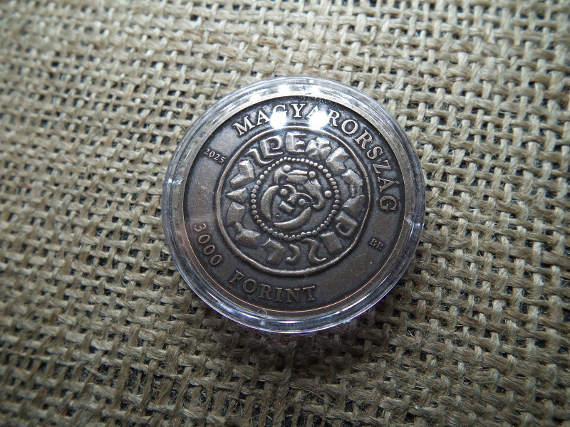 Szent László király 3000 forint színesfém emlékérme 2025 UNC