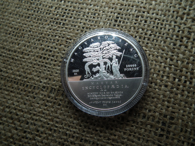 Apáczai Csere János 20000 forint PP ezüst emlékérme 2025 UNC