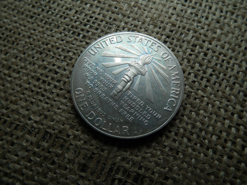 USA ezüst 1 dollár 1986 S , dollar , PP 