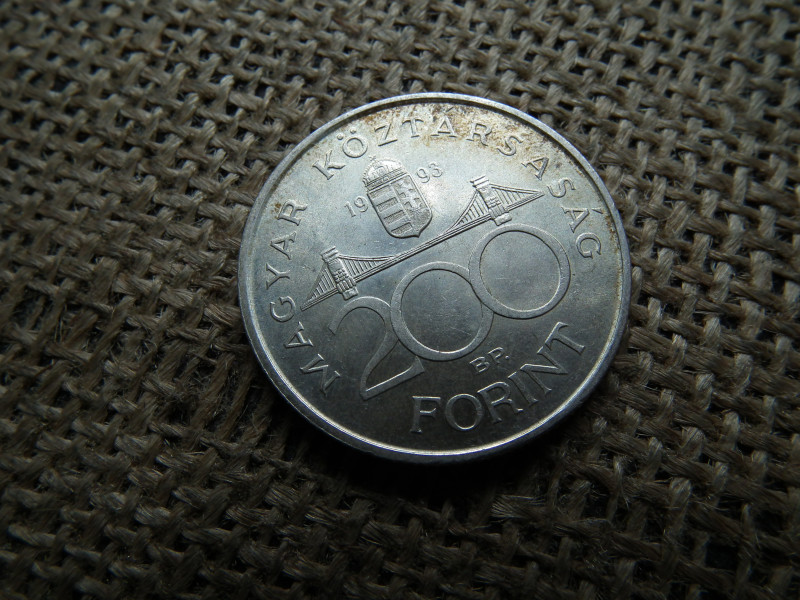 Ezüst 200 forint 1993 