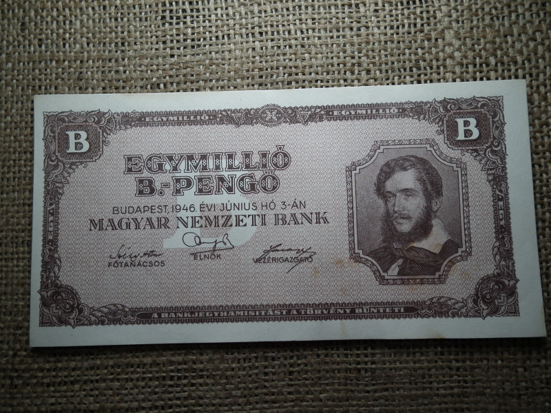 Egymillió B.-pengő 1946 