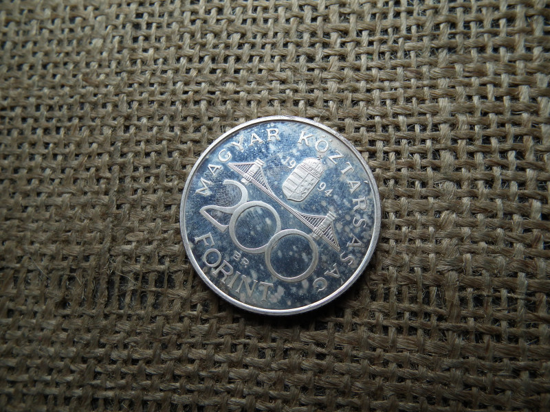 Ezüst 200 forint 1994 PP