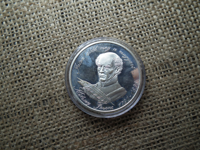 1990 Kölcsey Ferenc ezüst 500 Forint 1990 PP