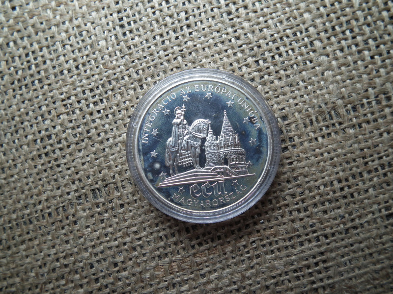 ECU II. - HALÁSZBÁSTYA 500 FORINT 1994 , EZÜST PP 