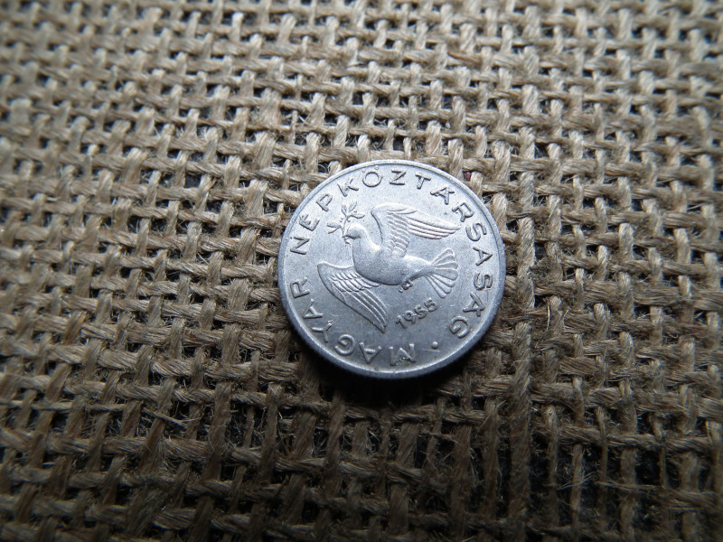 10 fillér 1955 