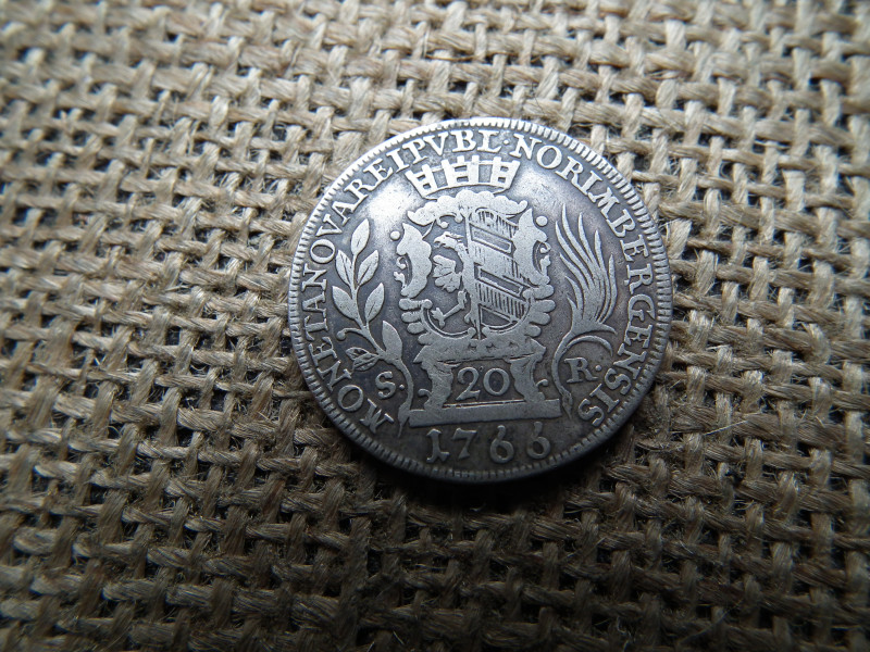 József , ezüst 20 krajcár 1766 SR , ritkább 