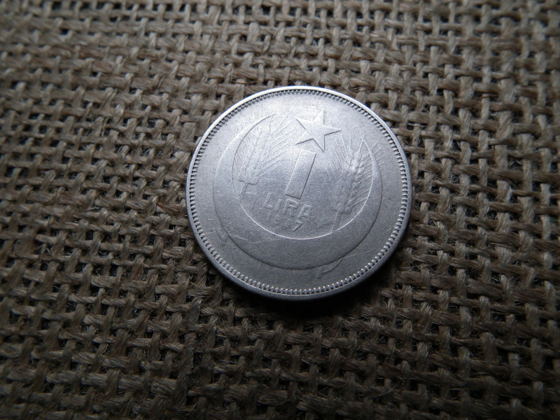 Törökország , ezüst 1 lira 1937 , líra
