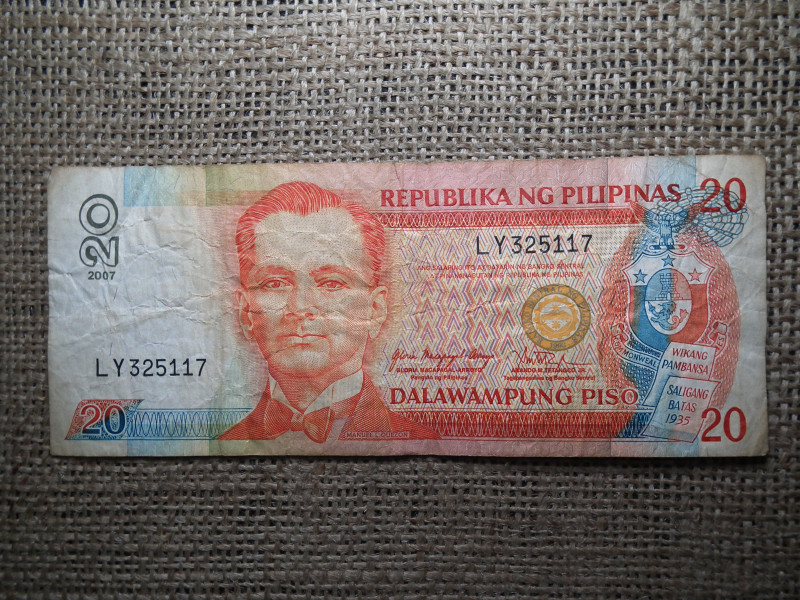 Fülöp - Szigetek , Philipinas , 20 piso 2007 , A2