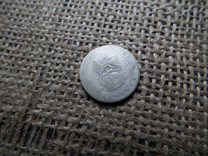 Egyesült Királyság , ezüst 6 pence 1925