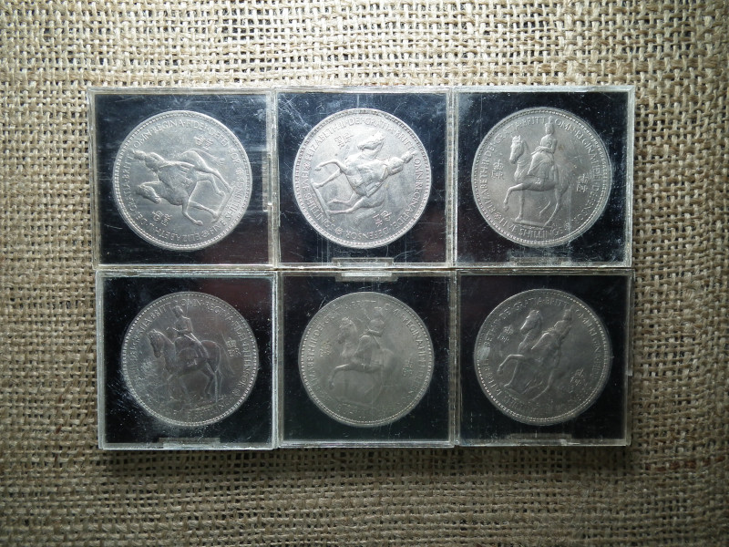 Egyesült Királyság , 5 shillings 1953 , shilling , ár/db