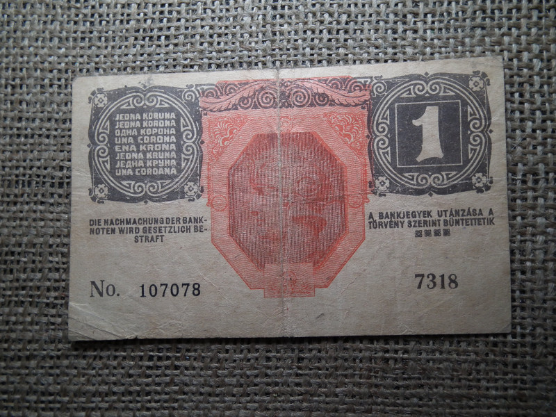 1 korona 1916 , ritka , 7000 feletti sorozatszám !