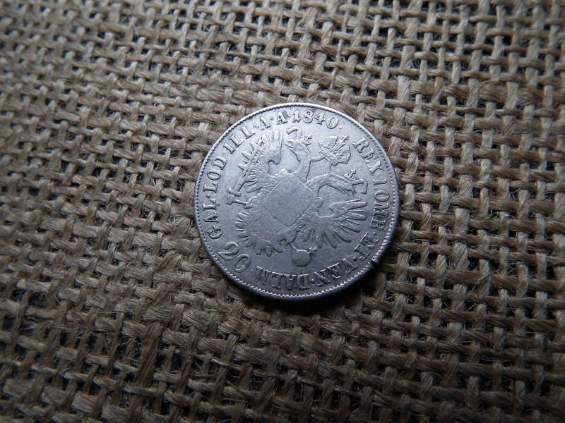 Ferdinánd , ezüst 20 krajcár 1840 A 