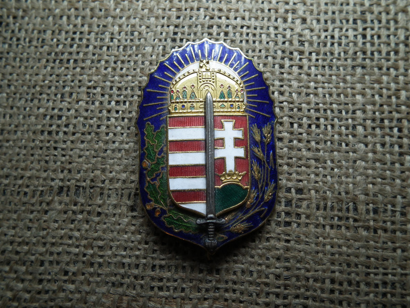 Vitézi rend , Vitézi Nagyjelvény , jelvény ! Eredeti , jelzett 