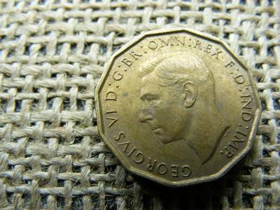 3 Pence, 1937, Egyesült Királyság