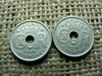 10 öre 1925, pár, egyik vastagabb/nehezebb