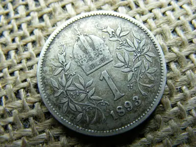 Ezüst 1 korona, 1893, Corona