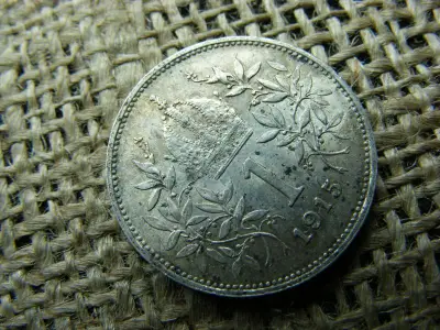 Ezüst 1 korona, 1915, Corona