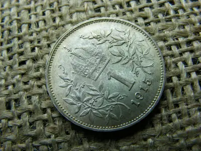 Ezüst 1 korona, 1915, Corona