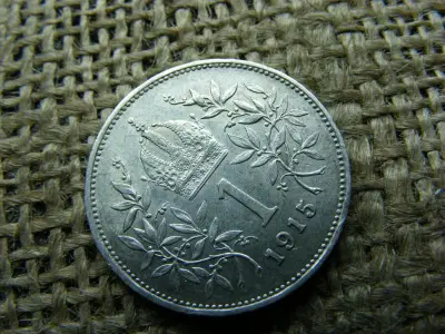 Ezüst 1 korona, 1915, Corona