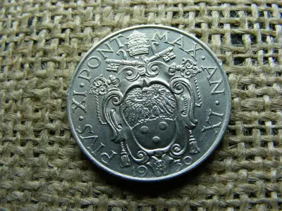 Vatikán 1 lira, 1930