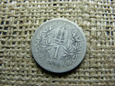 Ezüst 1 korona, 1896, Corona