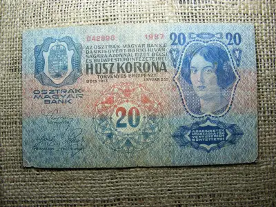 20 korona, 1913, I. kiadás