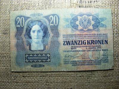20 korona, 1913, I. kiadás