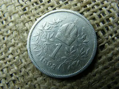 Ezüst 1 korona, 1893, Corona