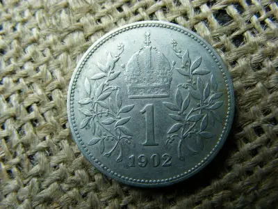 Ezüst 1 korona, 1902, Corona