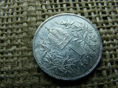 Ezüst 1 korona, 1916, Corona