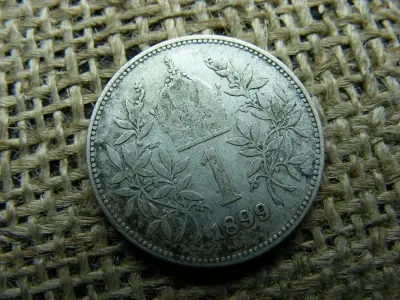 Ezüst 1 korona, 1899, Corona