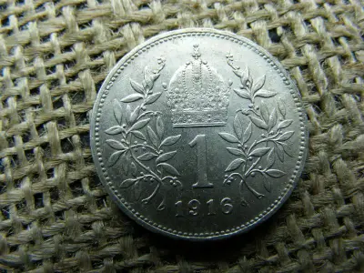 Ezüst 1 korona, 1916, Corona