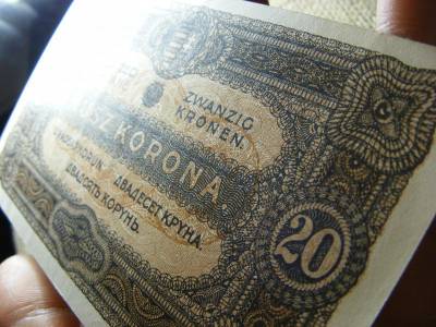 20 korona bankjegy, 1920, sorszámos