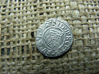 Ezüst Rudolf-dénár, 1593, KB