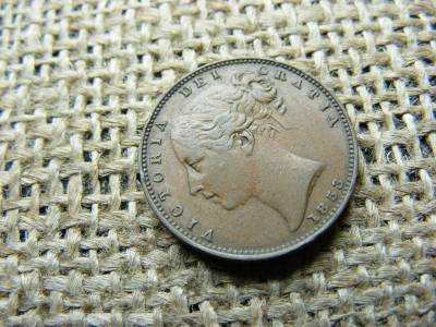 1/2 Penny, 1853, ritka