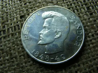 Ezüst 5 forintos érme, 1948, extra