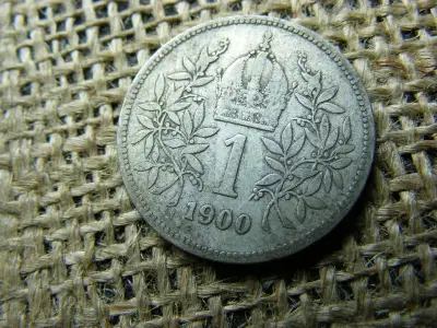 Ezüst 1 korona, 1900, Corona