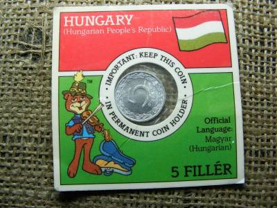 5 Fillér, 1970, USA csomagolás