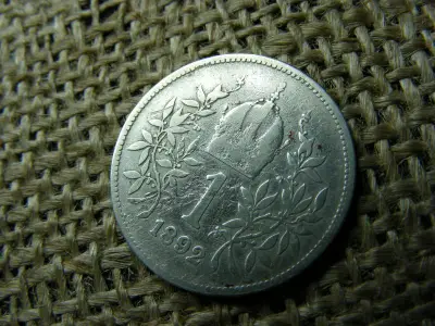 Ezüst 1 korona, 1892, Corona, R
