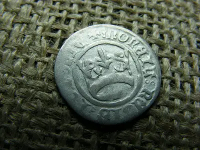 Középkori Lengyelország 1/2 Garas, 14-15. század