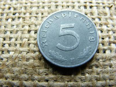 Birodalmi 5 pfennig, 1944, E jelű verőhely