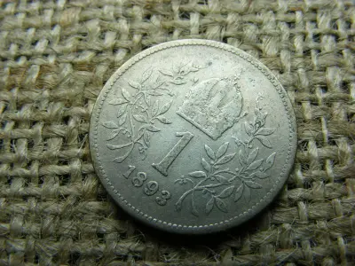 Ezüst 1 korona, 1893, Corona