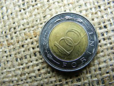 100 forintos érme, 1997, BU bicolor