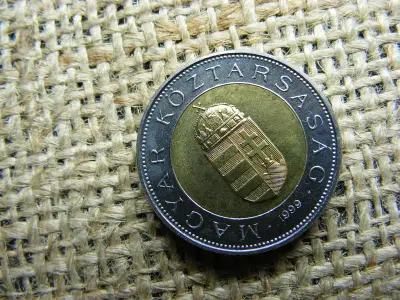 100 forintos érme, 1999, BU, bicolor