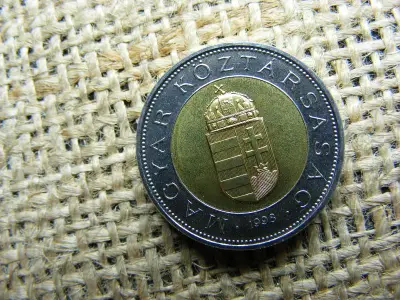 100 forintos érme, 1998, bicolor, BU