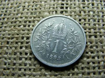 Ezüst 1 korona, 1893, Corona