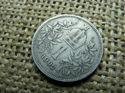 Ezüst 1 korona, 1902, Corona