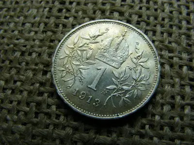 Ezüst 1 korona, 1913, Corona