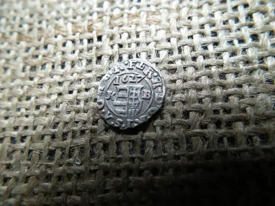 Ferdinánd ezüst dénár, 1627 KB