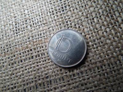 10 Forintos Érme, 1992, BU